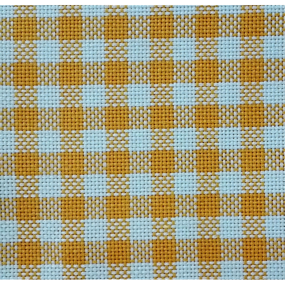Colonia Cotton Square Fabric - Gold Yellow - 90x90cm